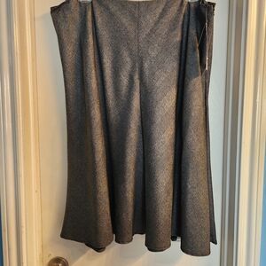 Jones New York Charcoal A-Line Skirt